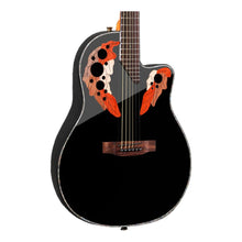 Sqoe CE44P 41 " Turtle Backed Grape Sound Hole Acoustic Guitar (SQOE / CE44P-41/ CE44P 41 ) Black