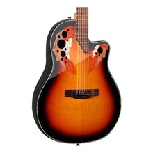 Sqoe CE44P 41 " Turtle Backed Grape Sound Hole Acoustic Guitar (SQOE / CE44P-41/ CE44P 41 ) Sunburst