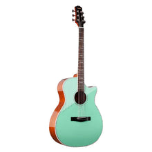 SQOE XLDC Series Acoustic Electric Guitar ( SQOE / XLDC / SQOE - XLDC ) Surf Green