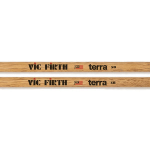 Vic Firth 5BT American Classic Terra Series 5B Drumsticks, Wood Tip