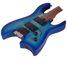 Luxars Headless S-G63-SBL Satin Blue Electric Guitar