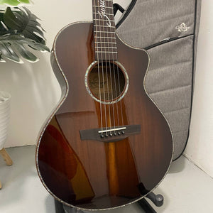 Covenant Guitar Junior Koa 36 inch Solid Top Acoustic Guitar including Soft Case and Accessories