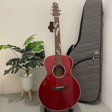 Covenant Guitar FOCUS RED 40 inch Solid Top Acoustic Guitar including Soft Case - Red