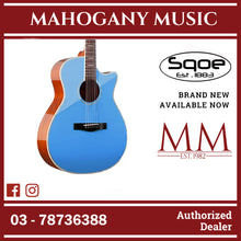 SQOE XLDC Series Acoustic Electric Guitar ( SQOE / XLDC / SQOE - XLDC ) Blue