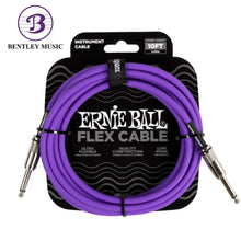 Ernie Ball P06415 FLEX Instrument Cable 10 Ft, Purple