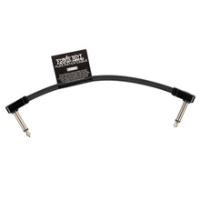 Ernie Ball P06439 FLEX Instrument Patch Cable 6 Inch Single, Black