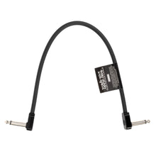 Ernie Ball P06440 FLEX Instrument Patch Cable 12 Inch Single, Black