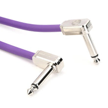 Ernie Ball P06447 FLEX Instrument Patch Cable 6 Inch Single, Purple