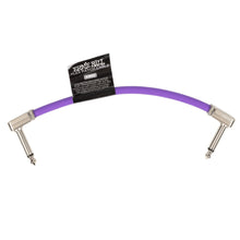 Ernie Ball P06447 FLEX Instrument Patch Cable 6 Inch Single, Purple