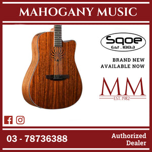 SQOE SQ-M 41 inch Dreadnought Acoustic Guitar ( SQOE/ SQ M / SQ-M )