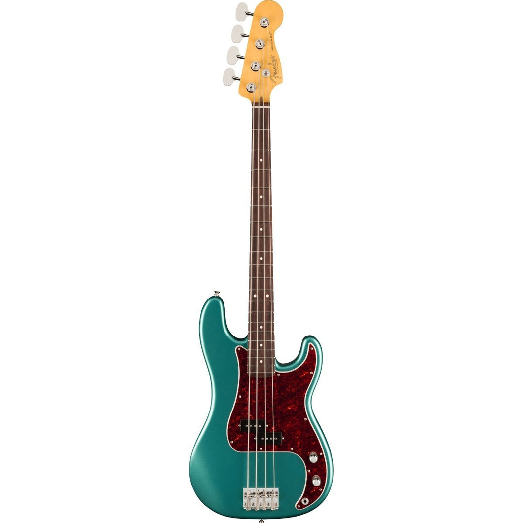 [PREORDER] Fender American Professional Classic Precision Bass Guitar, RW FB, Faded Sherwood Green Metallic
