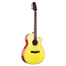 SQOE XLDC Series Acoustic Electric Guitar ( SQOE / XLDC / SQOE - XLDC ) Yellow