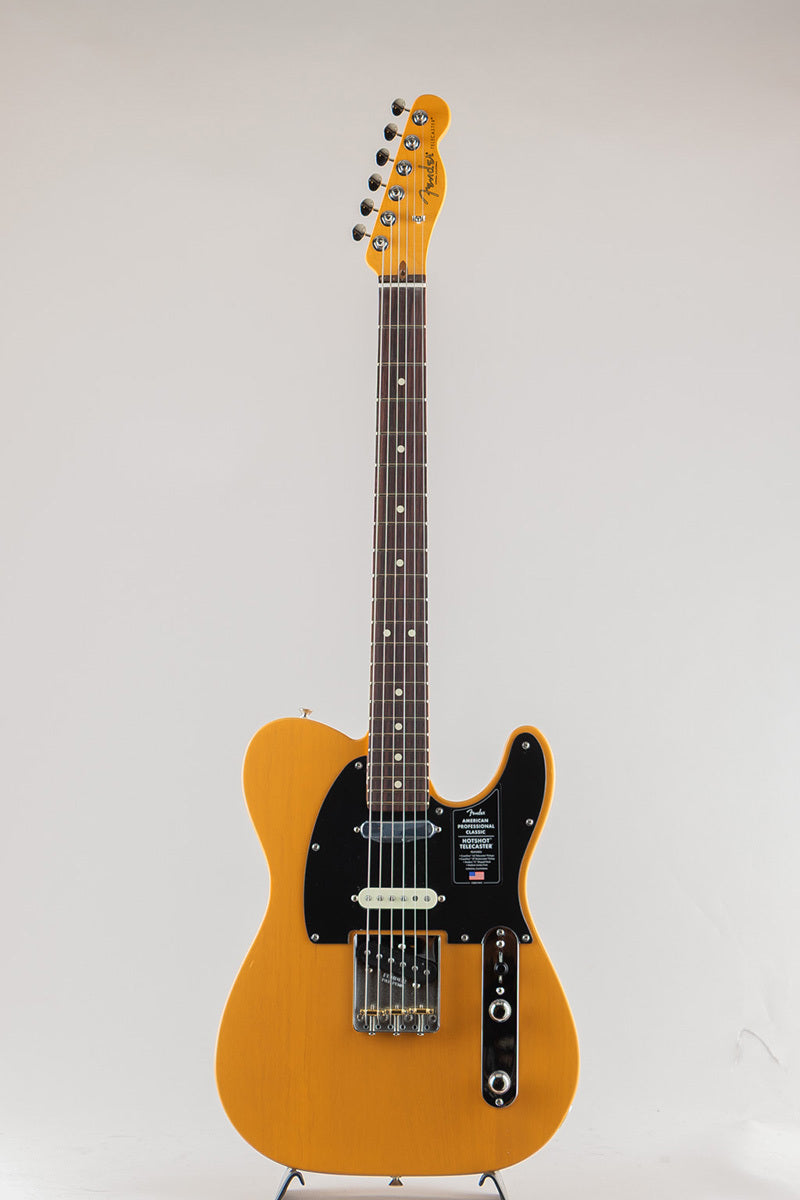 [PREORDER] Fender American Professional Classic Hotshot Telecaster Electric Guitar, RW FB, Butterscotch Blonde