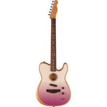 [PREORDER] Fender FSR Acoustasonic Player Telecaster Electric Guitar, RW FB, Burgundy Fade