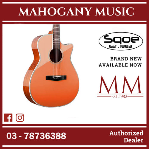SQOE XLDC Series Acoustic Electric Guitar ( SQOE / XLDC / SQOE - XLDC ) BRY