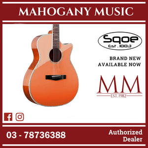 SQOE XLDC Series Acoustic Electric Guitar ( SQOE / XLDC / SQOE - XLDC ) BRY