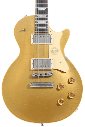 [PREORDER] Heritage Custom Shop Factory Special H-150 Electric Guitar, Goldtop Dark Back with Stinger (Artisan