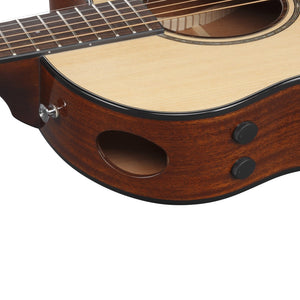 Ibanez AAM300CE-NT Advanced Acoustic Series Acoustic Electric Guitar, Natural High Gloss