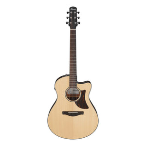 Ibanez AAM300CE-NT Advanced Acoustic Series Acoustic Electric Guitar, Natural High Gloss