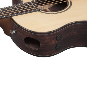 Ibanez AAM380CE-NT Advanced Acoustic Series Acoustic Electric Guitar, Natural High Gloss