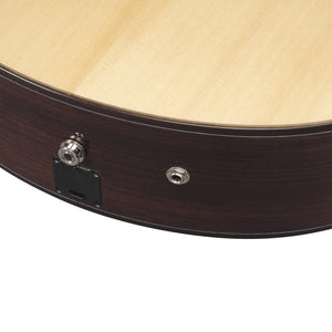 Ibanez AAM380CE-NT Advanced Acoustic Series Acoustic Electric Guitar, Natural High Gloss