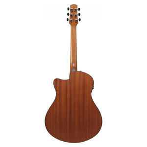 Ibanez AAM50CE-CRO Advanced Acoustic Series Acoustic Electric Guitar, Coral Red Burst Open Pore