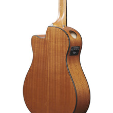 Ibanez AAM50CE-OPN Advanced Acoustic Series Acoustic Electric Guitar, Open Pore Natural