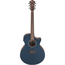 Ibanez AE100-DBF AE Series Acoustic Electric Guitar, Dark Tide Blue Flat