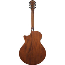 Ibanez AE140-WKH AE Series Acoustic Electric Guitar, Weathered Black Open Pore Top
