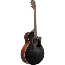 Ibanez AE140-WKH AE Series Acoustic Electric Guitar, Weathered Black Open Pore Top