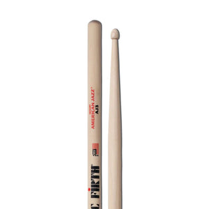 Vic Firth AJ3 American Jazz Series Drumsticks, Natural