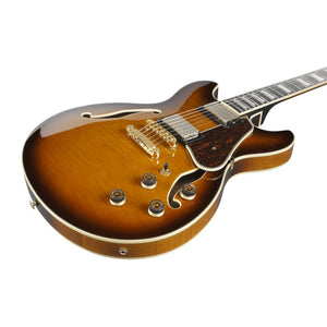 Ibanez AS93FM-VLS Artcore Expressionist AS Series Electric Guitar, Violin Sunburst