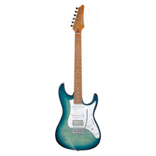 Ibanez AZ22S1F-TXB AZ Standard Series Electric Guitar, Transparent Turquoise Burst
