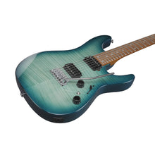 Ibanez AZ24S1F-TXB AZ Series Electric Guitar, Transparent Turquoise Burst