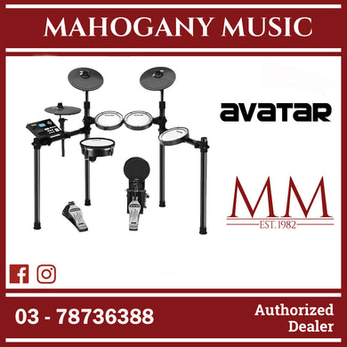 Avatar SD61-5 8-Piece Mesh Kit Electric Drum Set (5PC Drum Pad, 3PC Cymbal Pad) ( SD-61-5 / SD 61 / HXW )