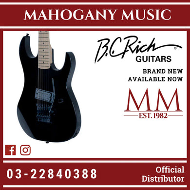 B.C. Rich Gunslinger Retro II with Floyd Rose - Black