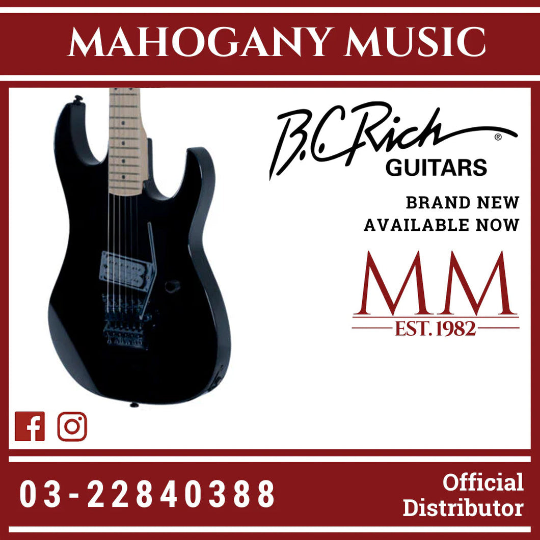 B.C. Rich Gunslinger Retro II with Floyd Rose - Black