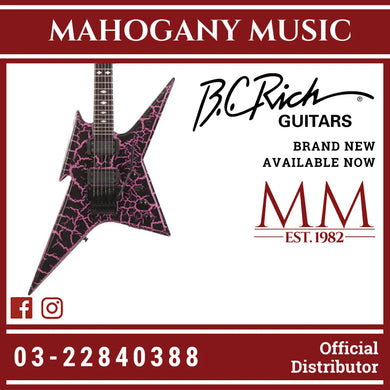 B.C. Rich Ironbird MK1 Legacy Floyd Electric Guitar - Purple Crackle