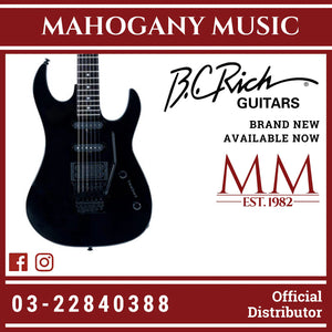 B.C. Rich ST3 Retro II with Floyd Rose Electric Guitar - Black