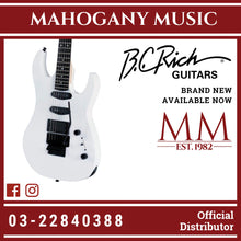 B.C. Rich ST3 Retro II with Floyd Rose Electric Guitar - White
