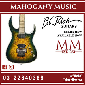 B.C. Rich Shredzilla Z6 Prophecy Exotic With Floyd Rose Reptile Eye Electric Guitar