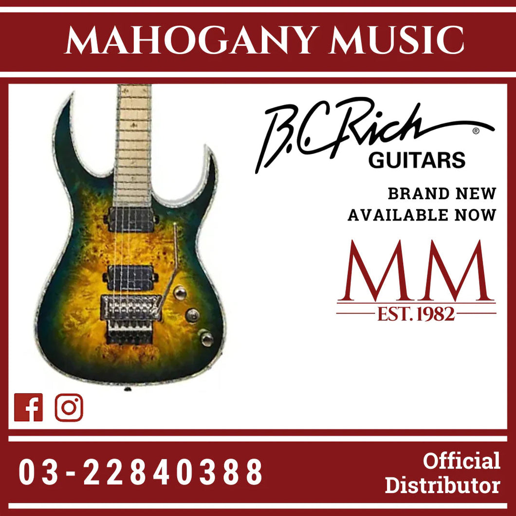 B.C. Rich Shredzilla Z6 Prophecy Exotic With Floyd Rose Reptile Eye Electric Guitar