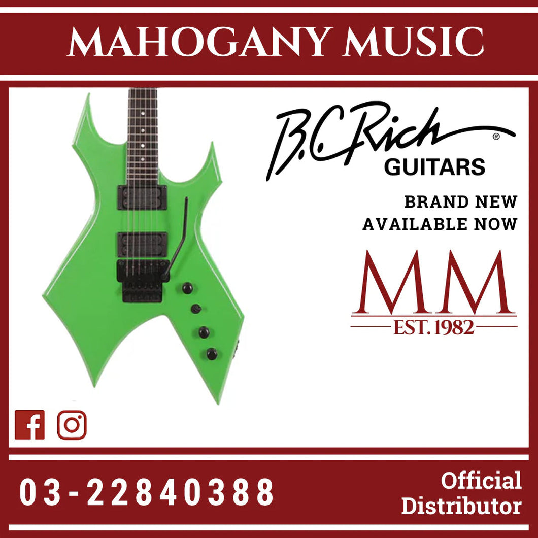 B.C. Rich Warlock Legacy with Floyd Rose Electric Guitar - Green Pearl
