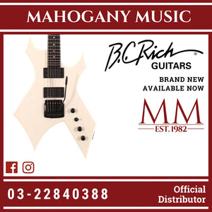 B.C. Rich Warlock Legacy with Kahler Electric Guitar - Glitter Rock White