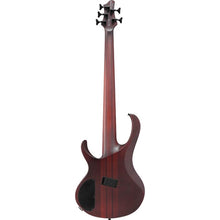 Ibanez BTB705LM-NNF BTB Workshop Series 5 String Electric Bass, Natural Browned Burst Flat