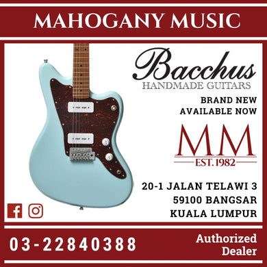 Bacchus BJM-1-RSM/M-PTL-SOB Universe Series Roasted Maple Electric Guitar, Pastel Sonic Blue