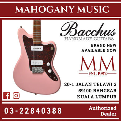 Bacchus BJM-1-RSM/M-SLPK Universe Series Roasted Maple Electric Guitar, Shell Pink