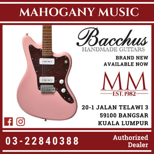 Bacchus BJM-1-RSM/M-SLPK Universe Series Roasted Maple Electric Guitar, Shell Pink