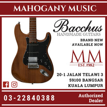 Bacchus BSH-ASH25 WRS/M-NA Global Series Roasted Maple Electric Guitar, Natural