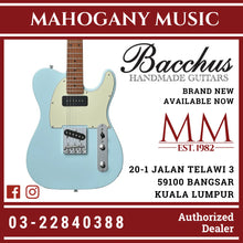 Bacchus BTE-2-RSM/M-PTL-SOB Universe Series Roasted Maple Electric Guitar, Pastel Sonic Blue